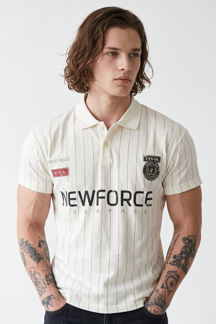 Striped Polo Shirt  na2667
