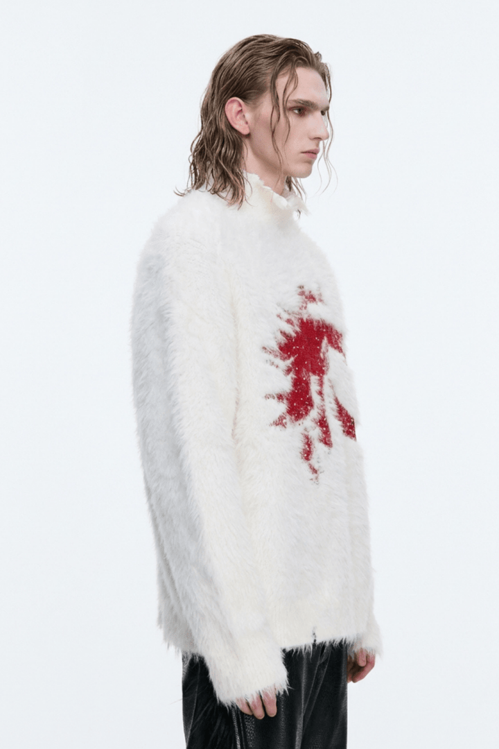 [ArguE CulturE] Crimson Howl Fur Jacket na2285