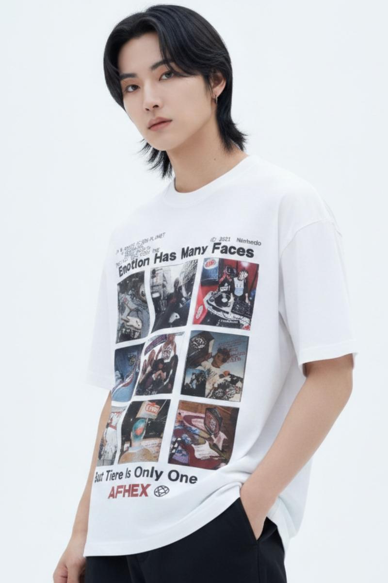 Emotion Faces Tee  na2632