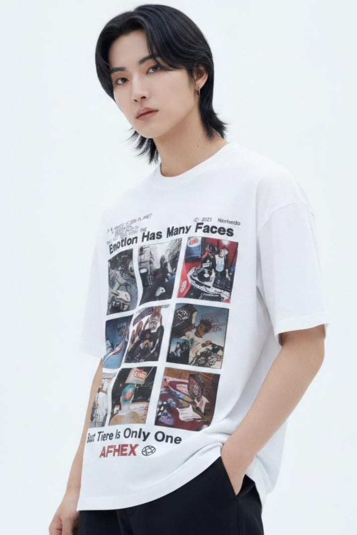 Emotion Faces Tee  na2632
