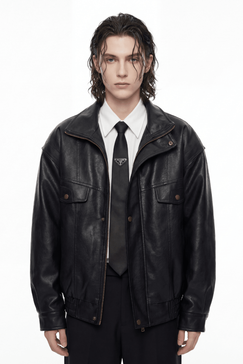 Architectural Leather Jacket na2350