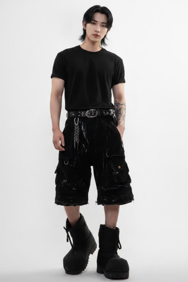 Layered Cargo Pants  na2594