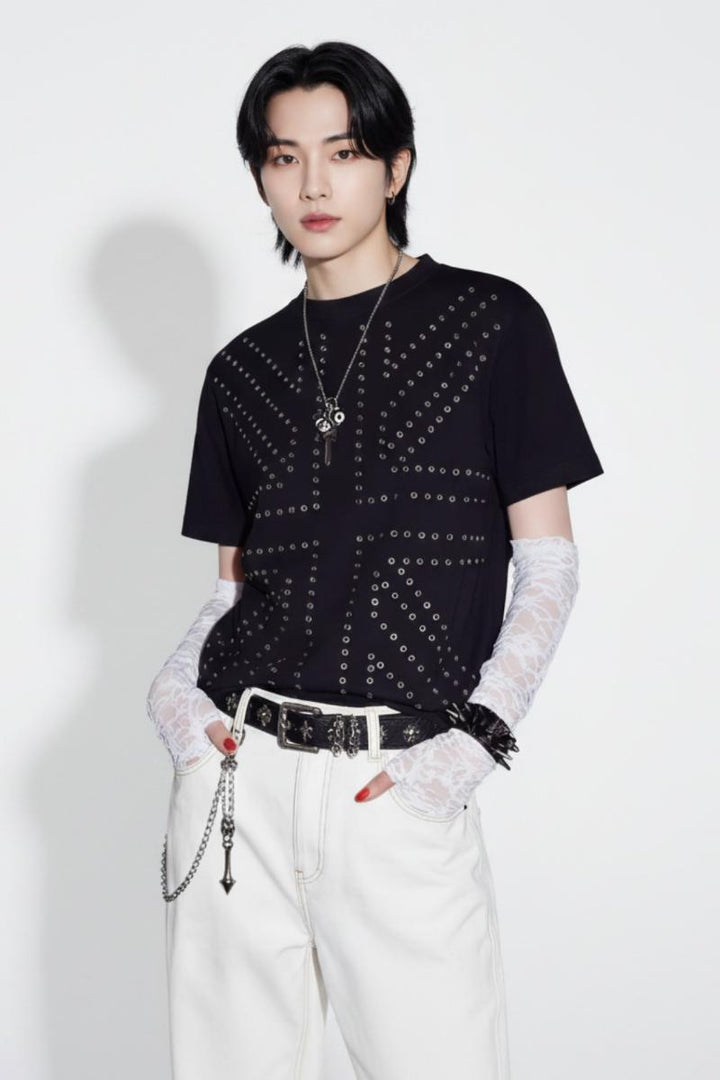 Eyelet T-shirt  na2552