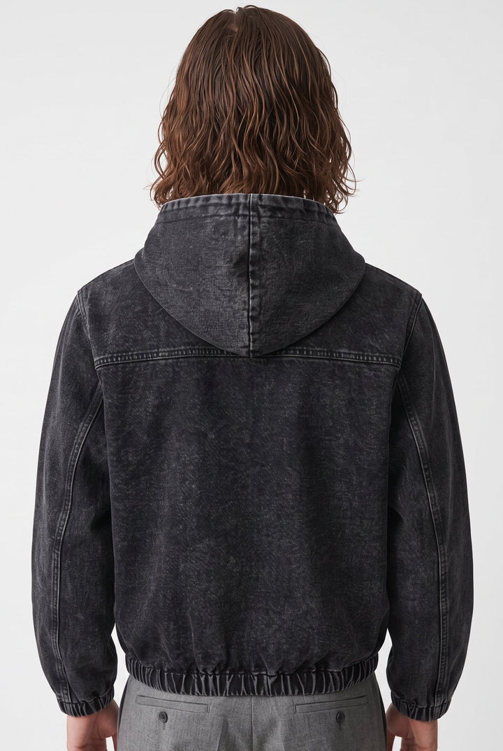Buckle Denim Hoodie na2781