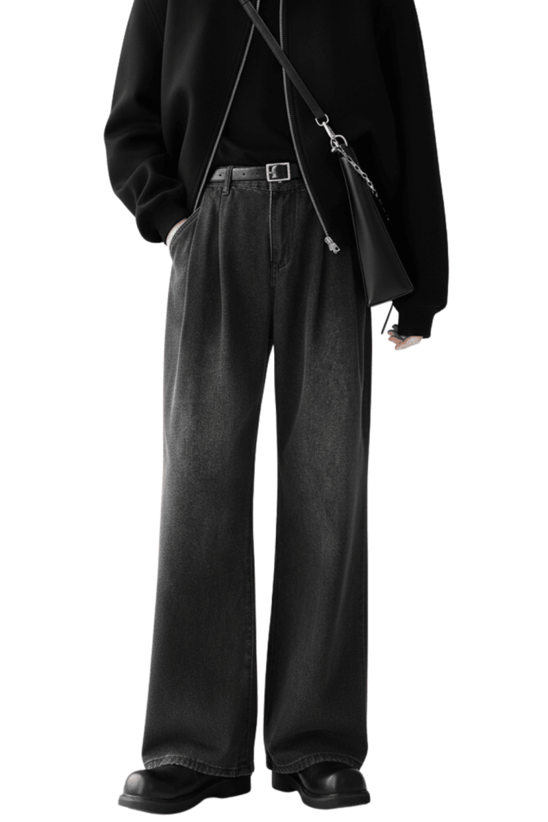 Loose Vintage Wash Jeans na2424