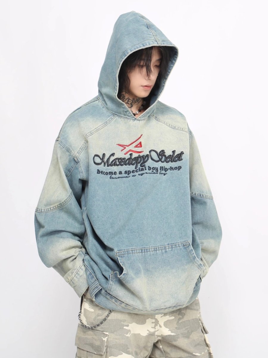 [Mz] denim hooded na1481