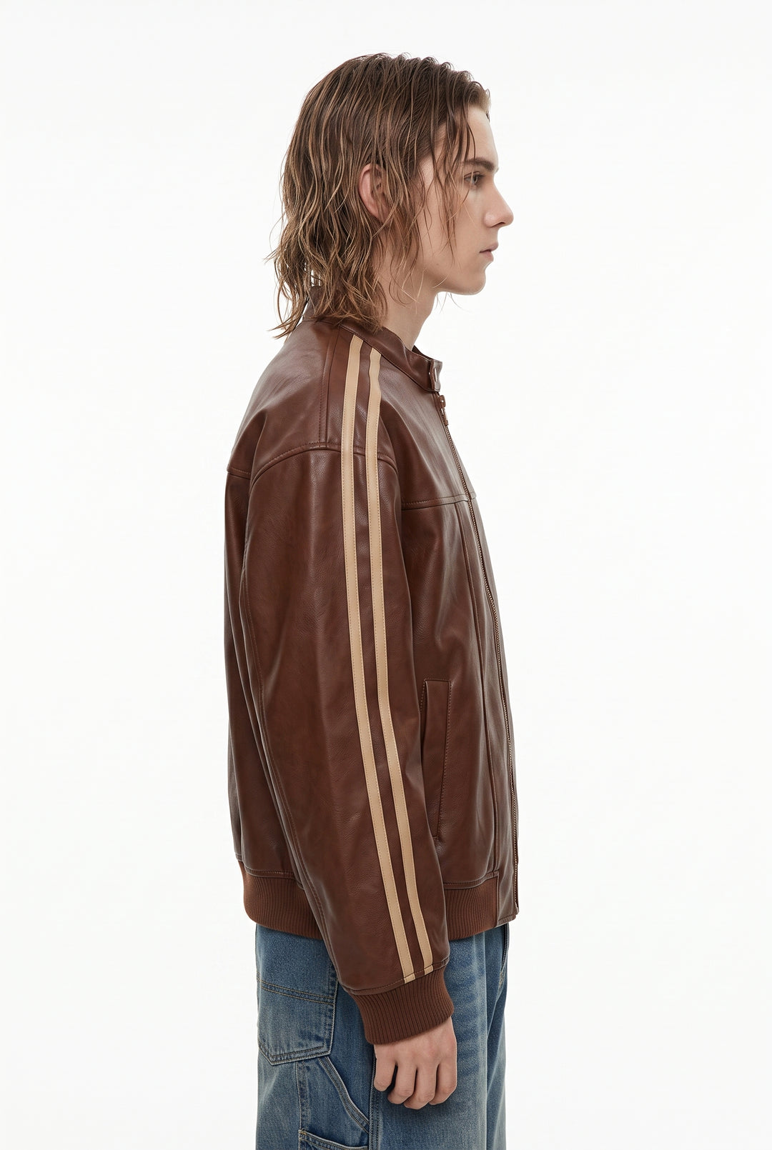 Faux Leather Jacket na2764