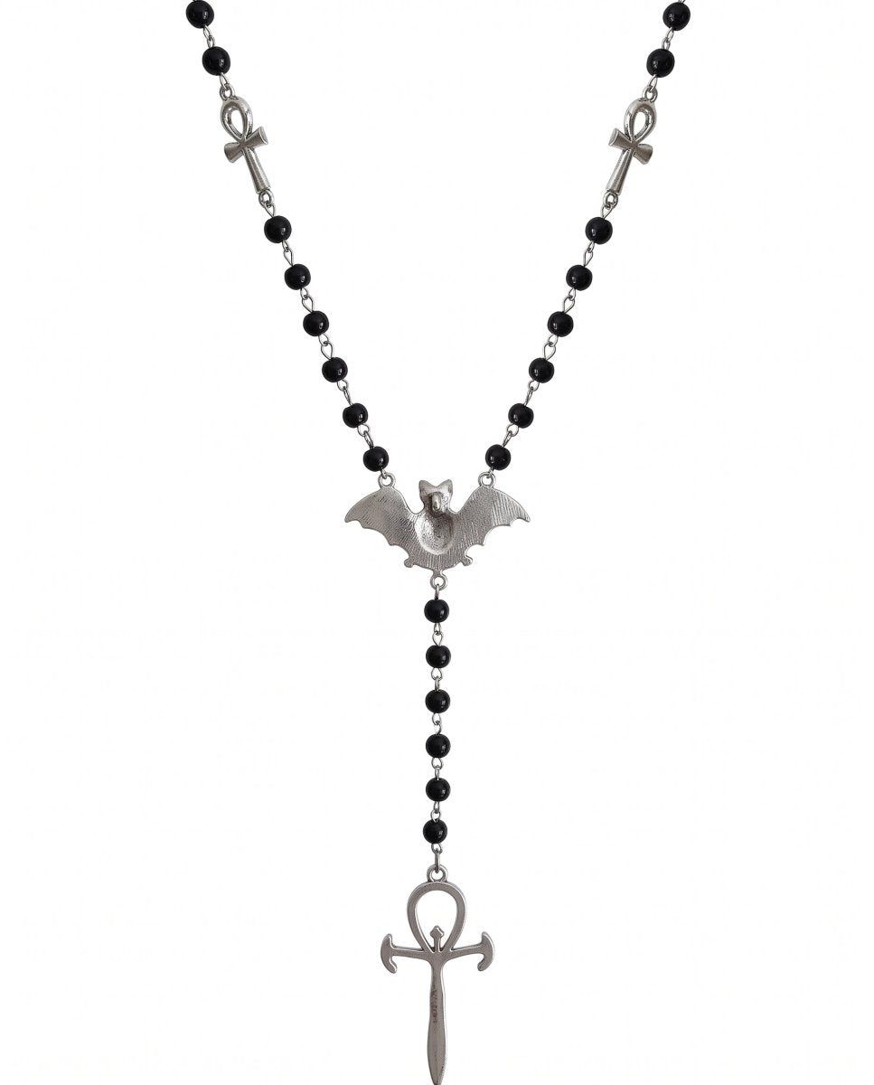 Bat Rosary Necklace na2934