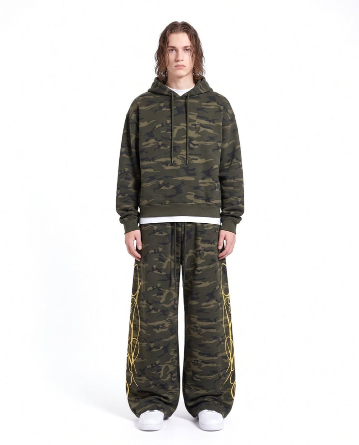 Joggingbroek met grafische print na3147