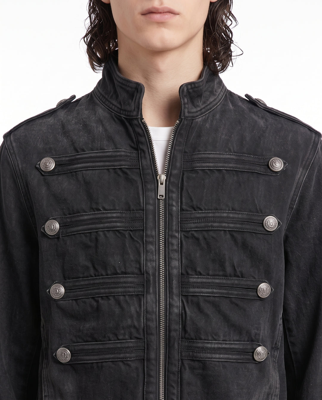 Military Denim Jacket na2923