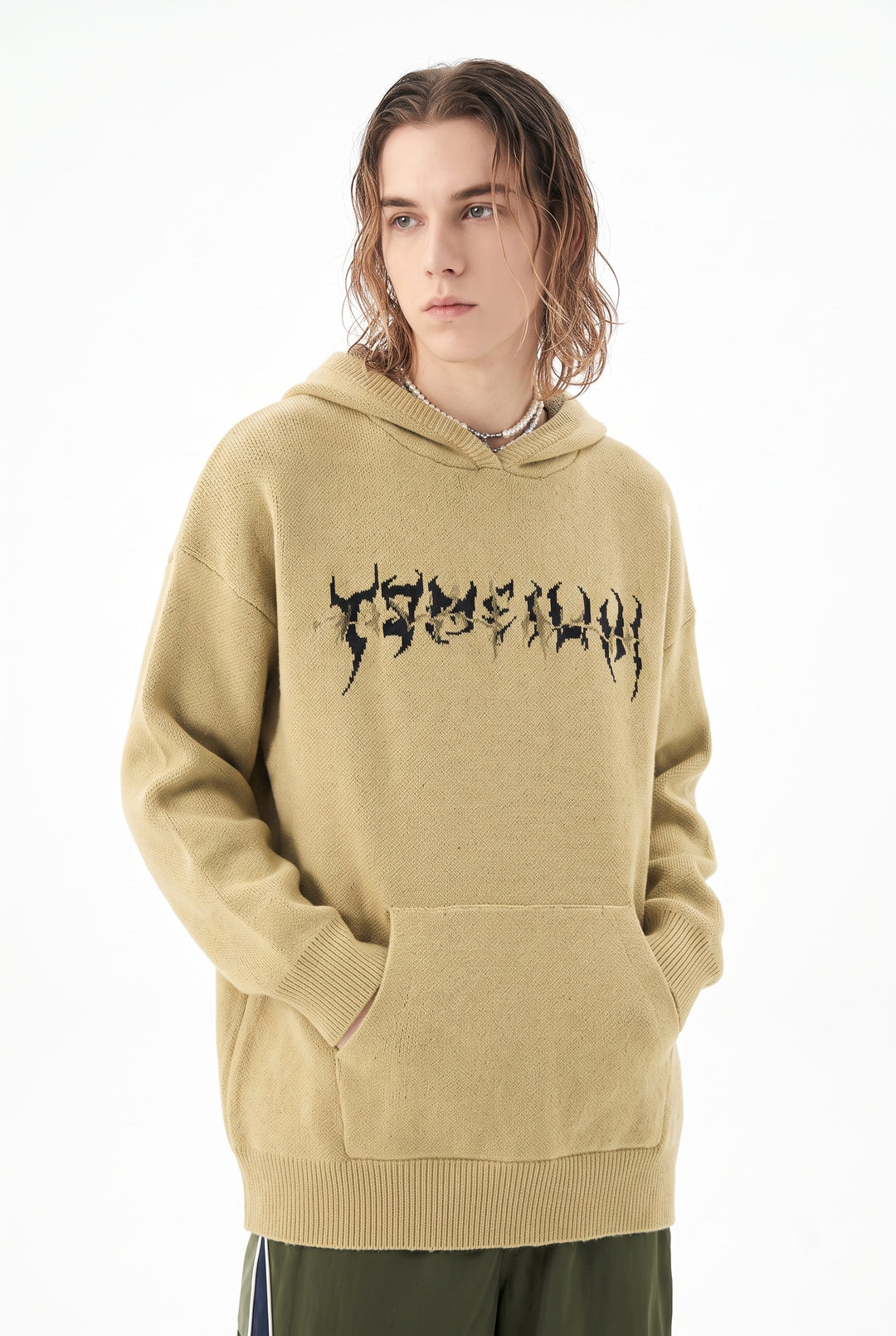 Skeleton Knit Hoodie na2777