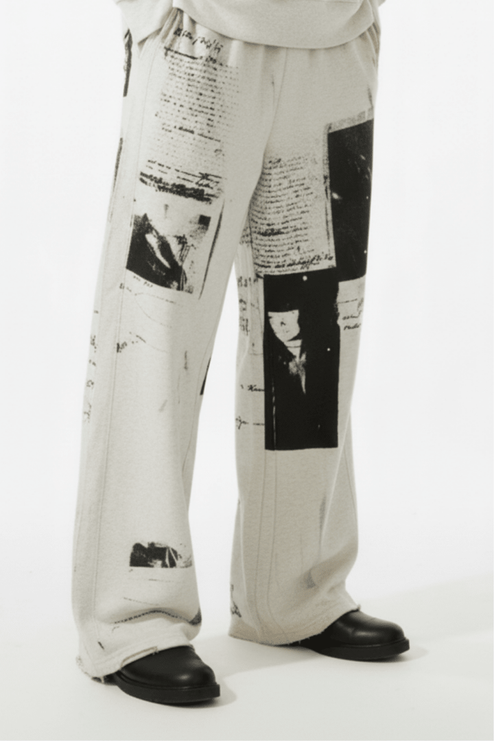 Printed sweatpants na2477