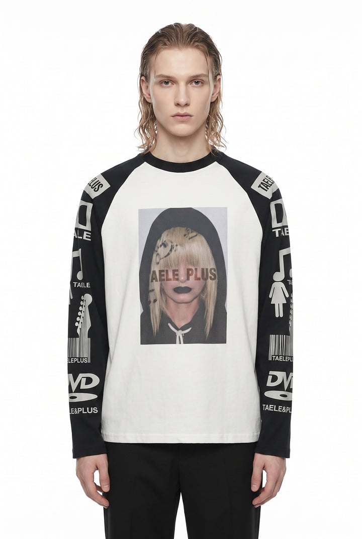 Graphic Raglan Tee na2742