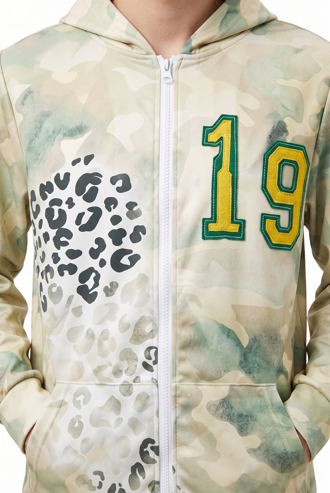 Camo Print Hoodie na2773