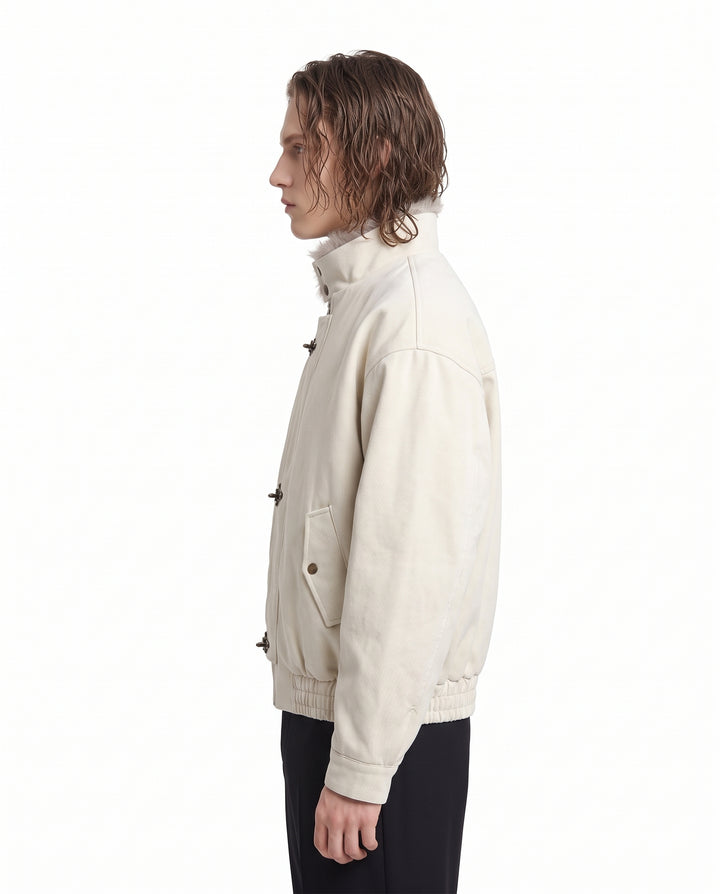 Fur Bomber Jacket na3176