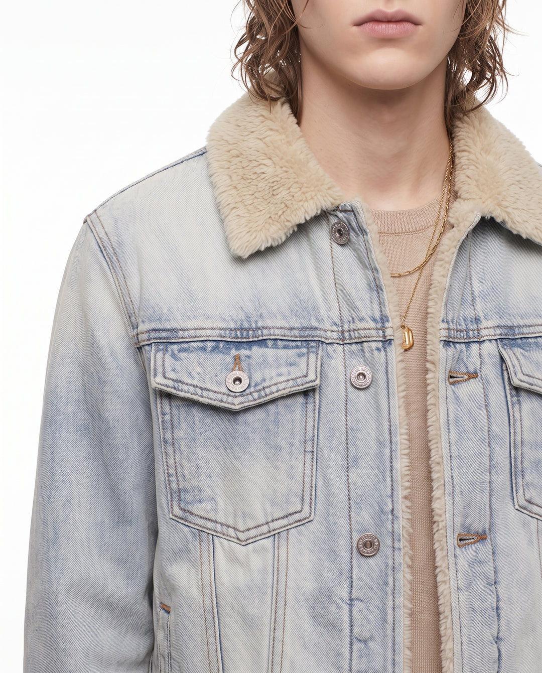 Sherpa Denim Jacket na2984