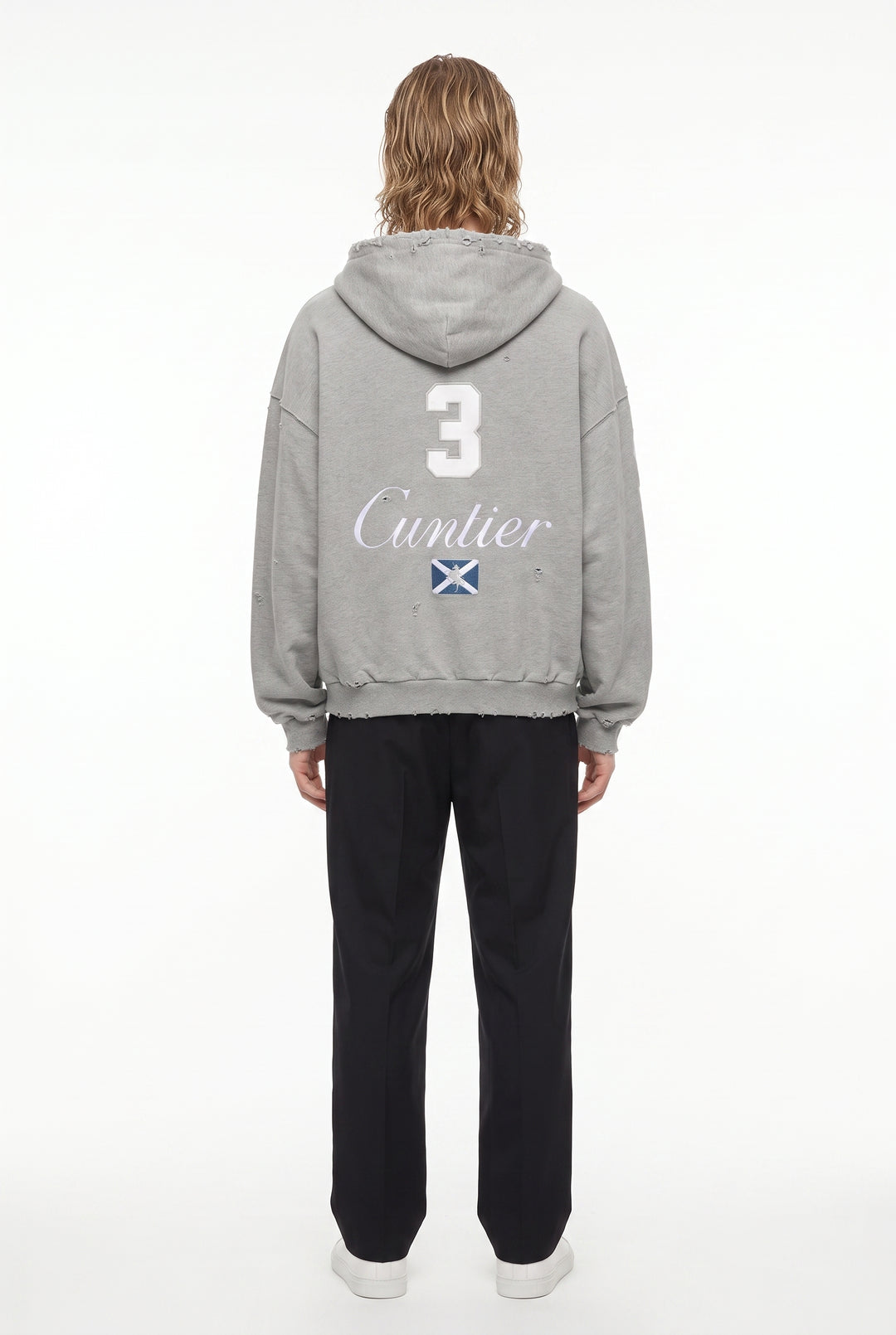 Distressed Zip Hoodie na2830