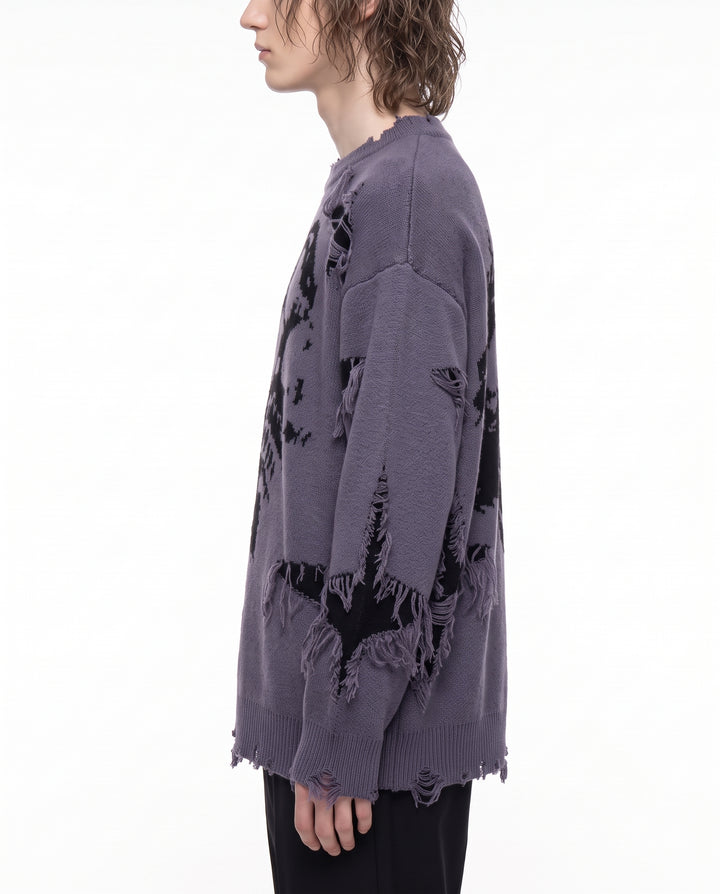 Skull Knit Sweater na3244