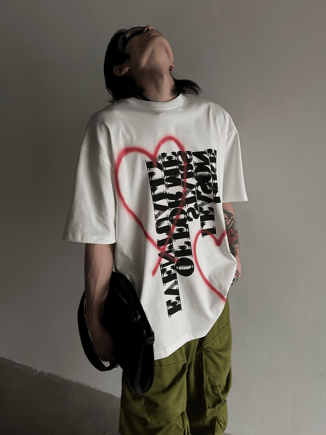 [SOULWORKER] loose creative hip-hop t-shirt na1272
