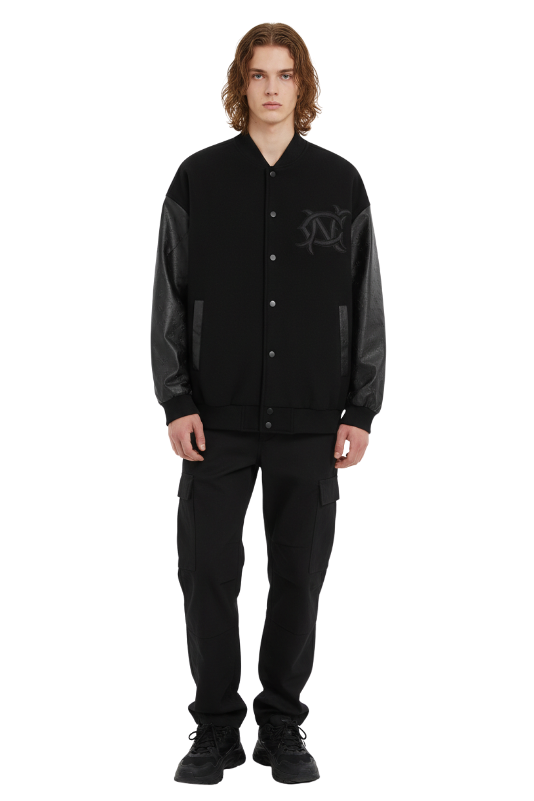 Midnight Cupid Letterman Jacket  na2396