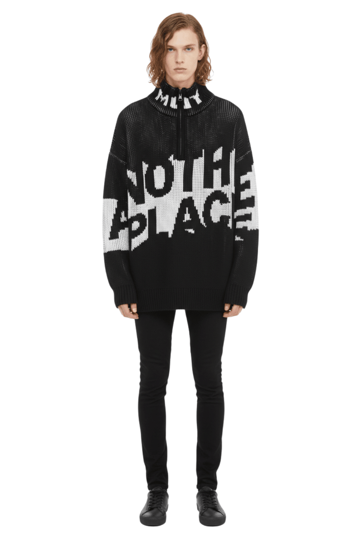 Modern Block Pattern Sweater na2411