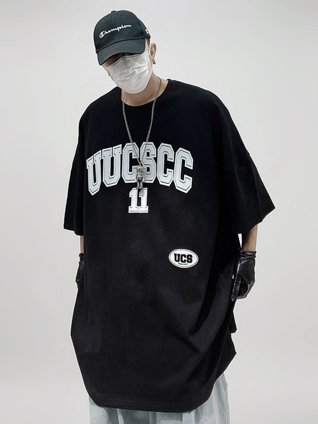 【UUCSCC】hip-hop short-sleeve T-shirt na1326 