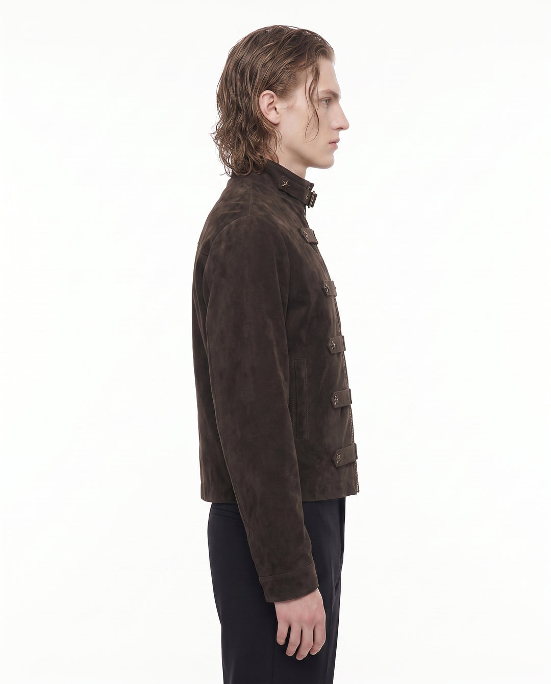 Studded Military Jacket na2930