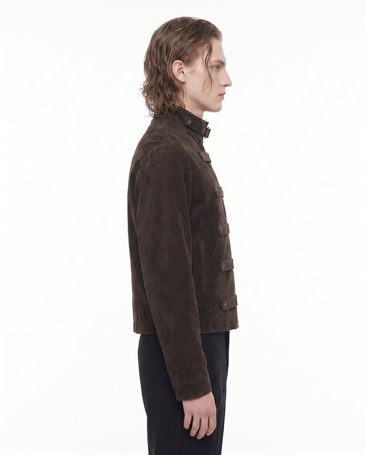 Studded Military Jacket na2930