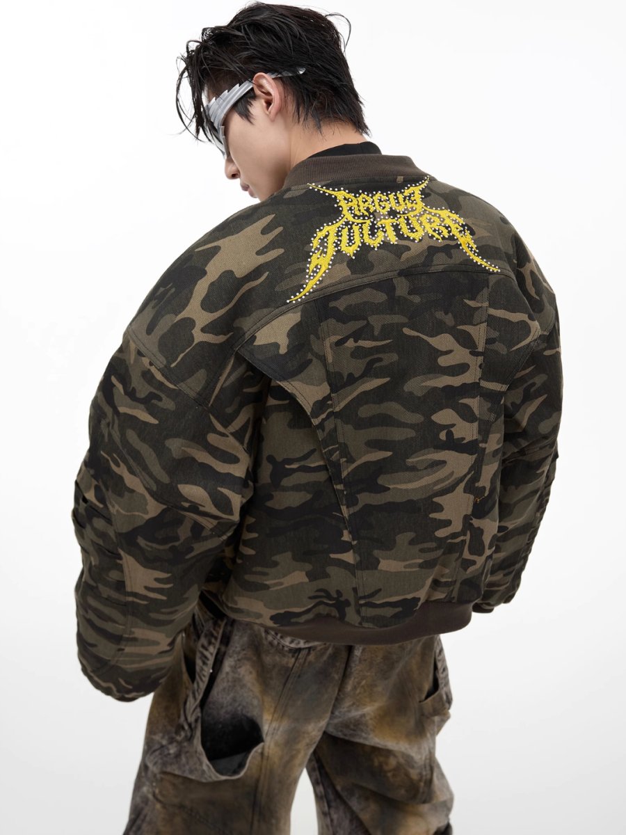 【CulturE】camouflage loose jacket na1575