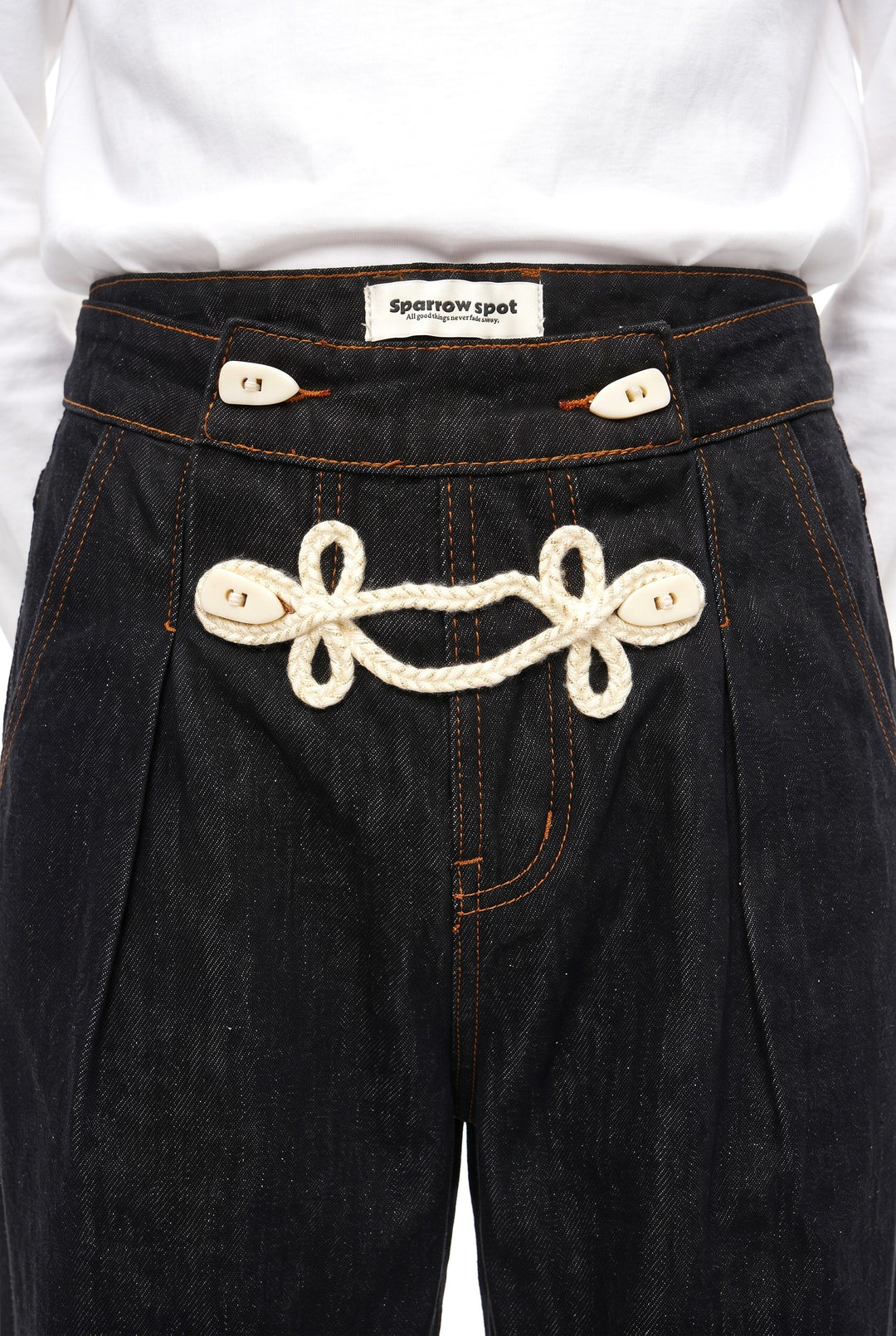 Knot Wide Jeans na2872