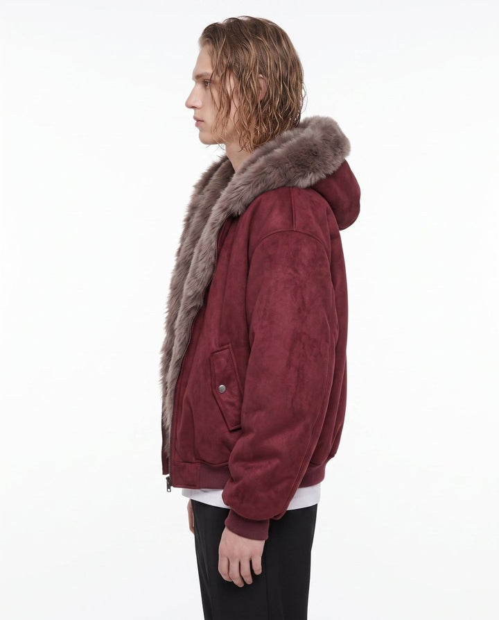 Fur Bomber Jacket na3072