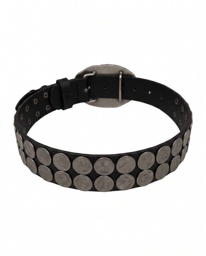 Studded Leather Belt na2940