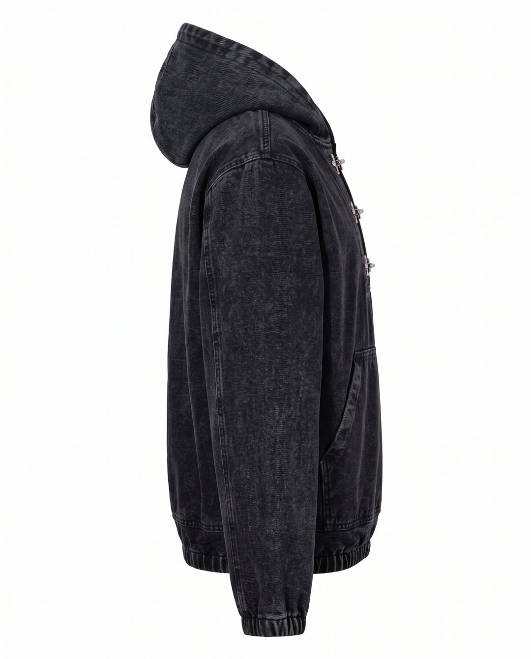 Washed Denim Hoodie na3165