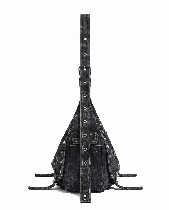 Studded Denim Bag na2927