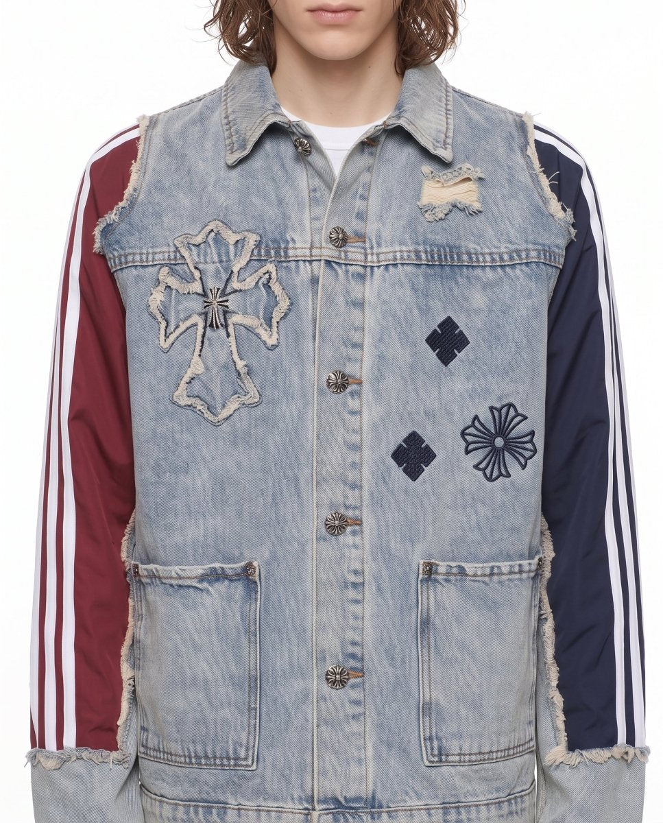 Patchwork Denim Jacket na3046