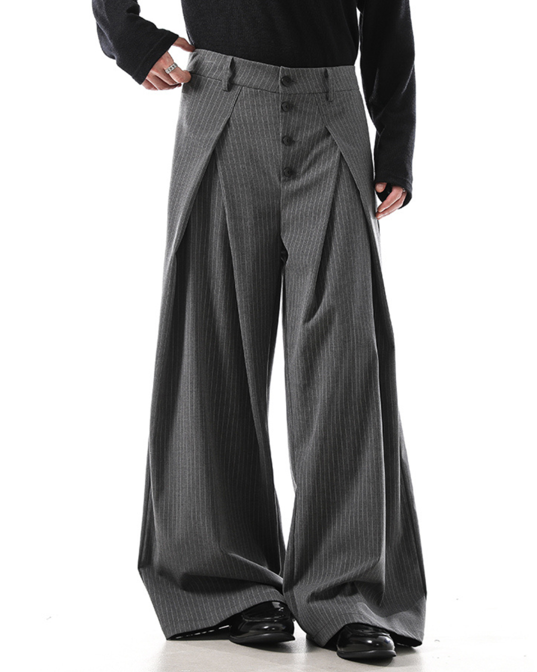 [BLANKIN]Architect Panel Wide Slacks na2276