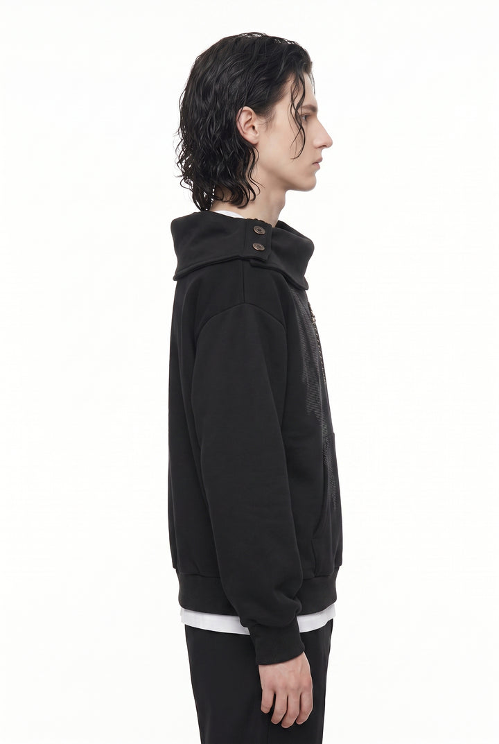 Graphic Collar Sweatshirt na2880