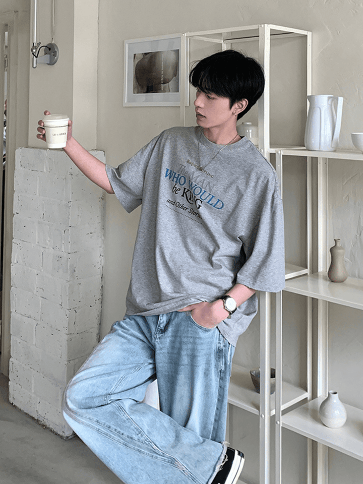 [ONELYC1NS] Korean version of T-shirt na1143
