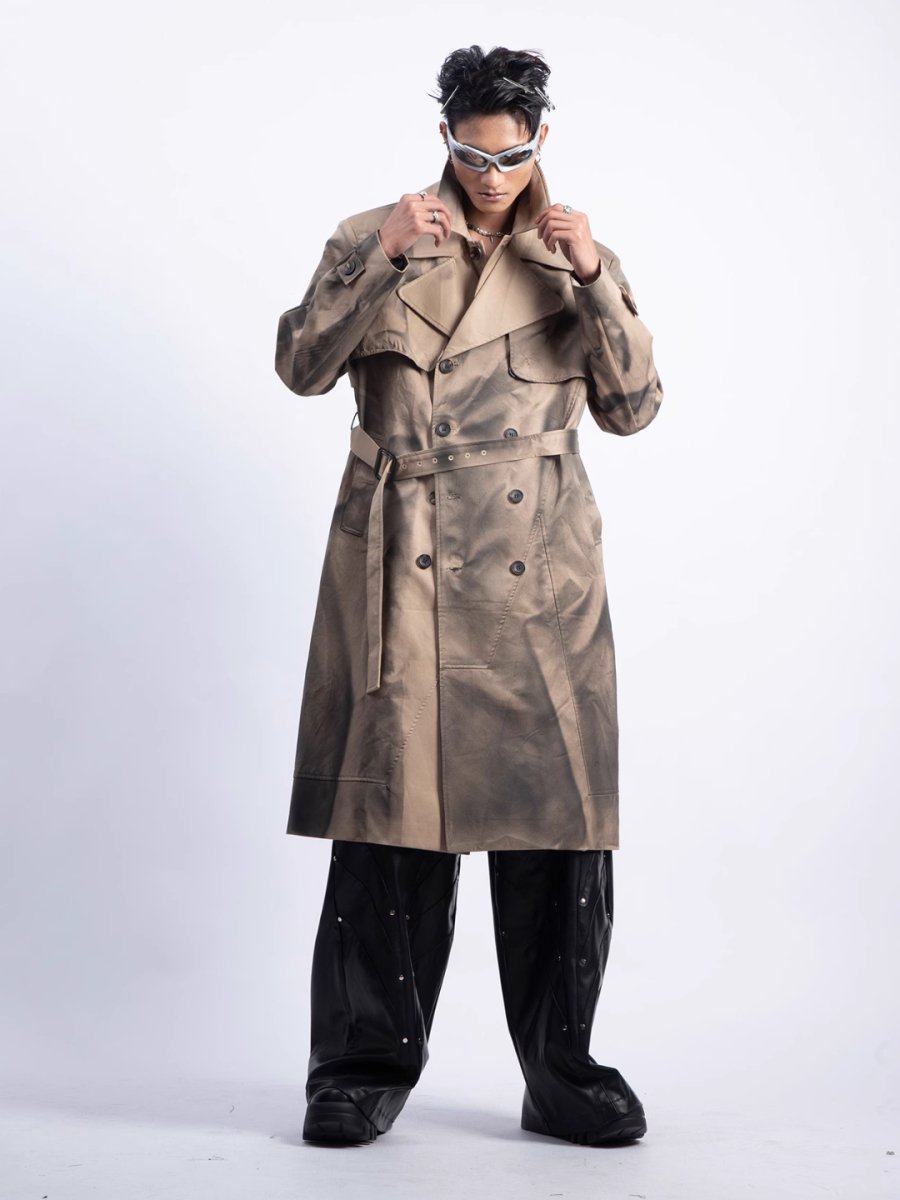 [PLAN1ONE] trench coat na1671