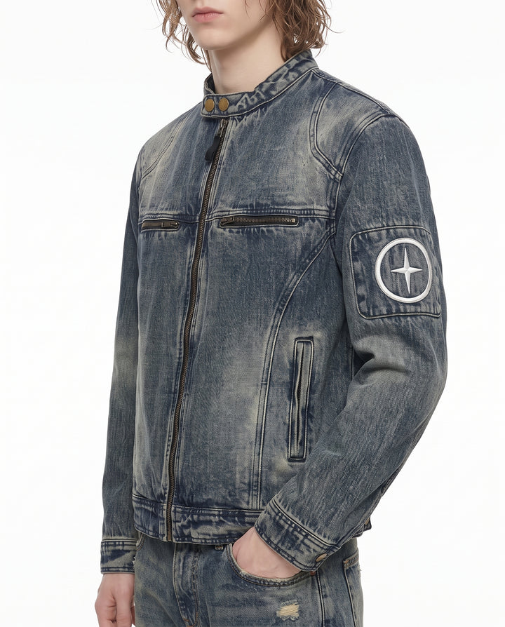 Washed Denim Jacket na3195