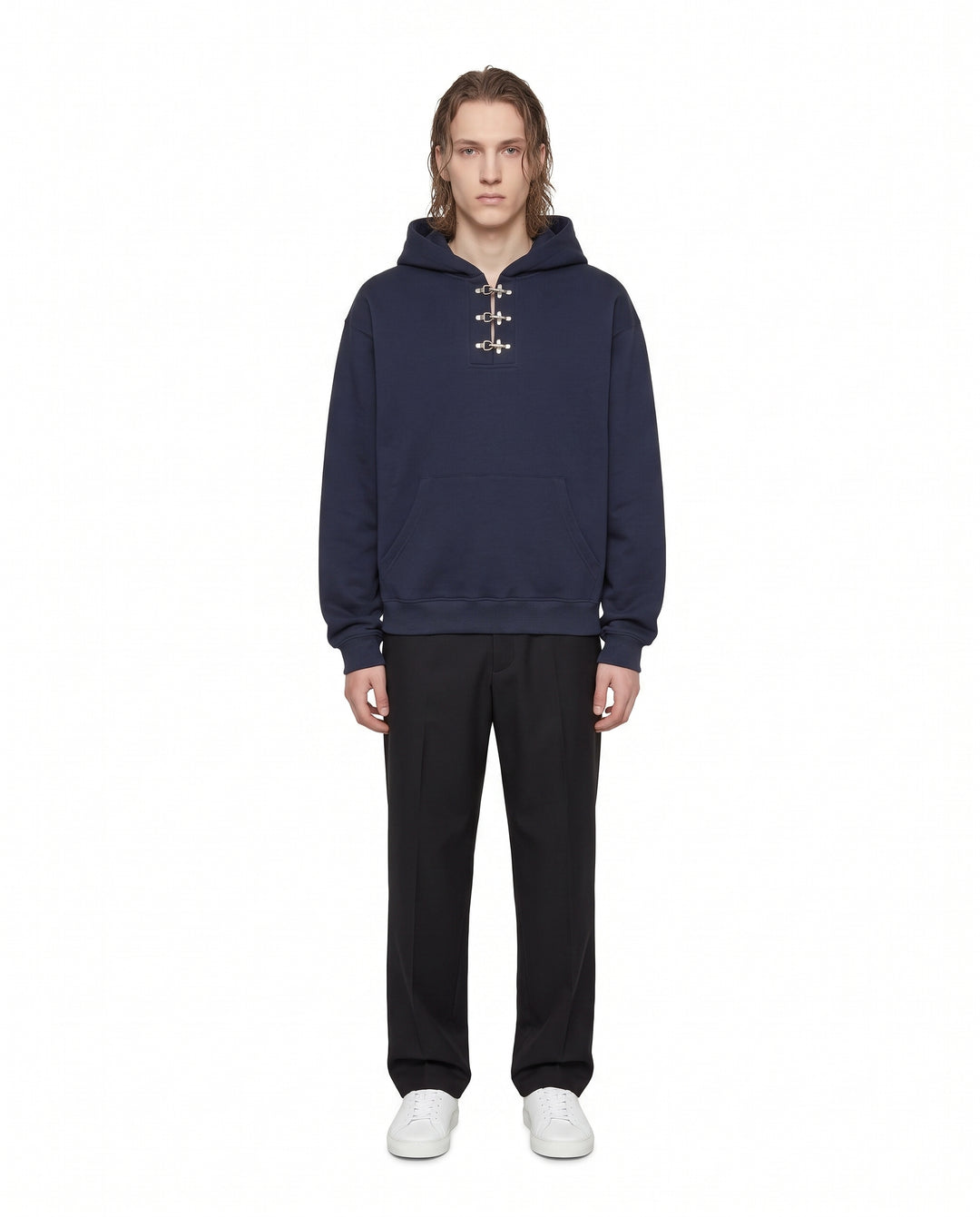 Buckle Neck Hoodie na3166