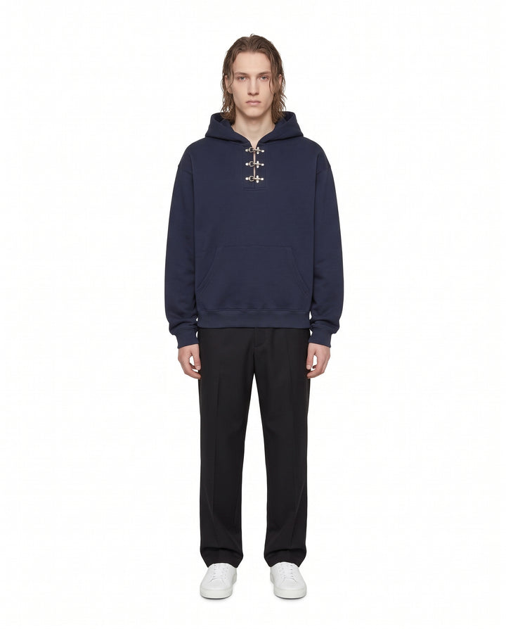 Buckle Neck Hoodie na3166