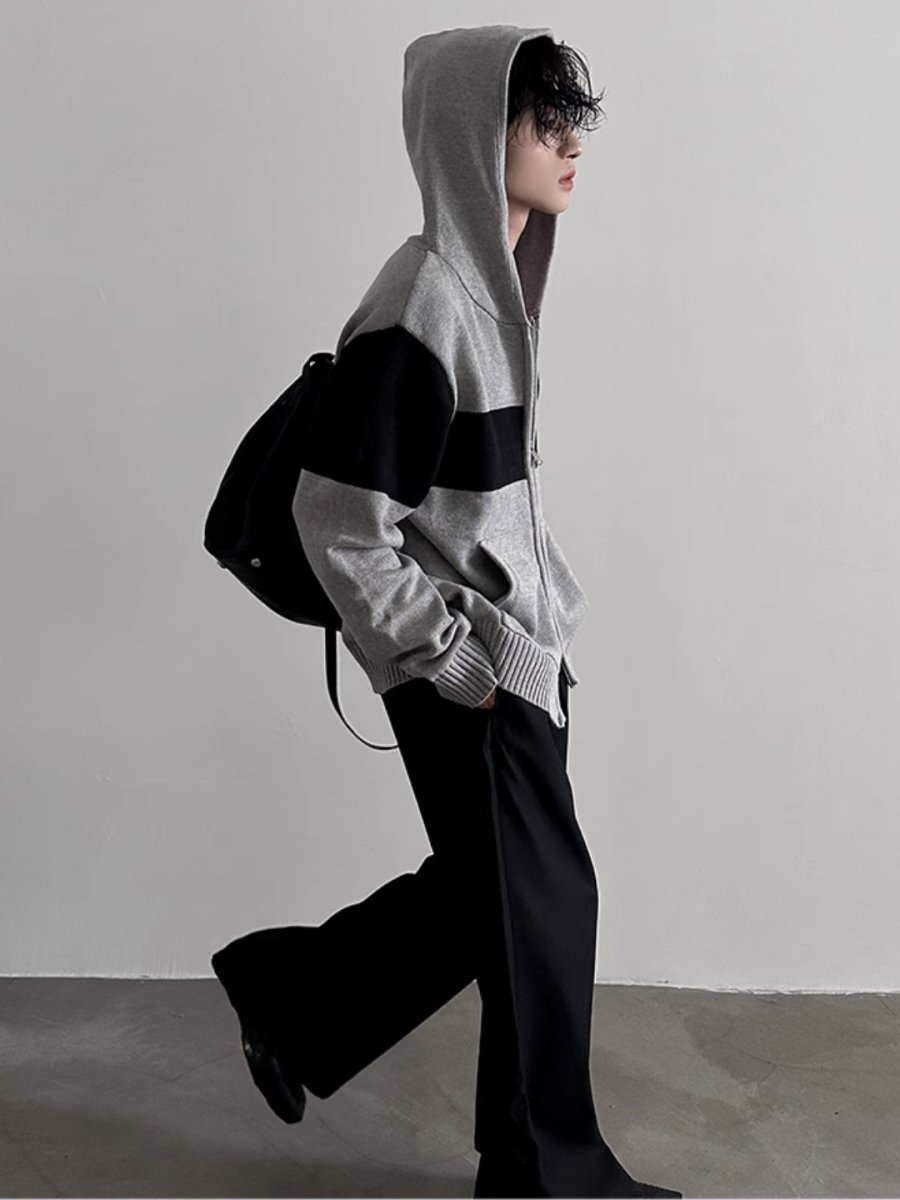 【GENESISBOY】Double Zipper Hooded na1541