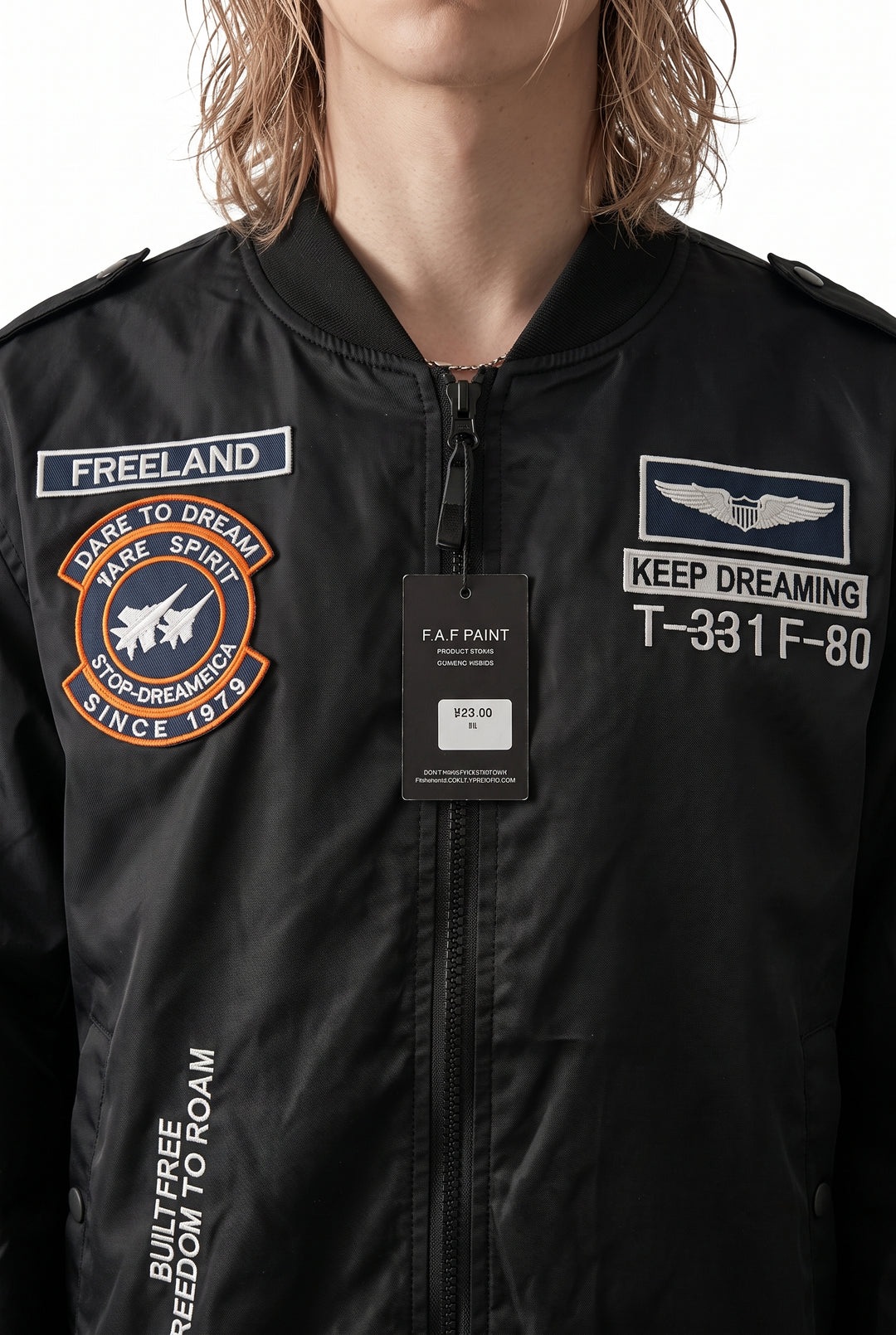 Patch Bomber Jacket na2772