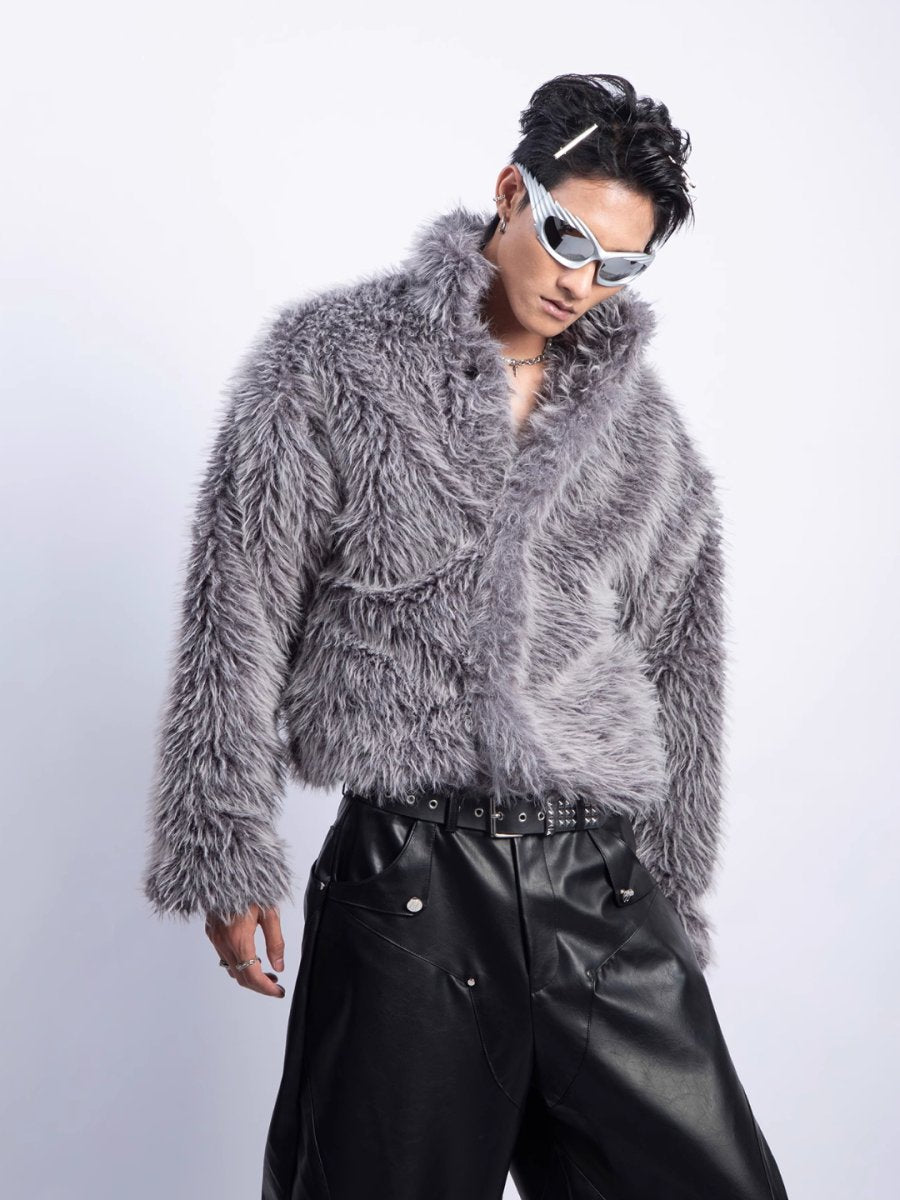 [PLAN1ONE] fur jacket na1670