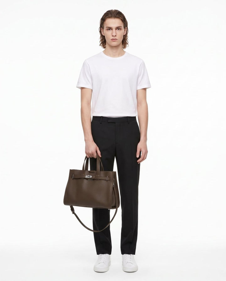 Leather Handbag na3163