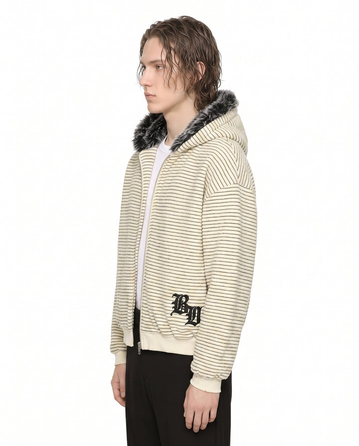 Fur Hooded Jacket na3088