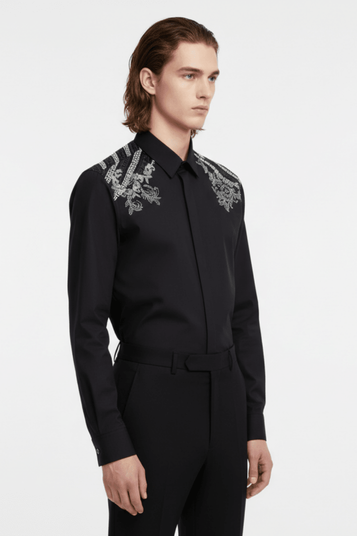 Classic embroidery shirt  na2479