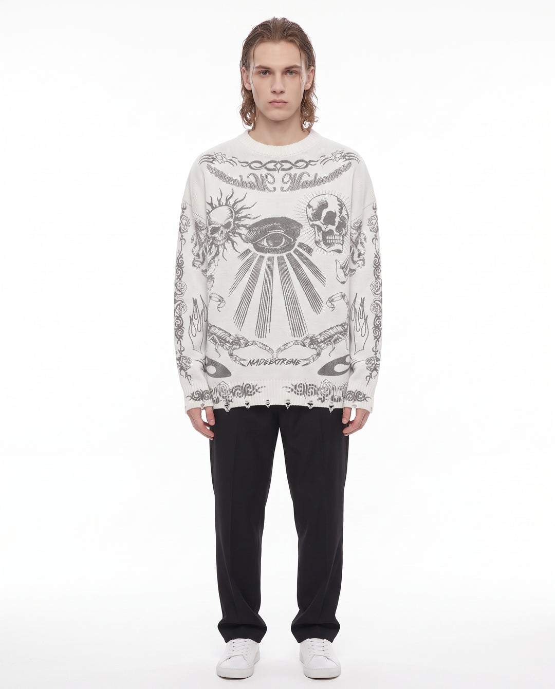 Graphic Knit Sweater na3241
