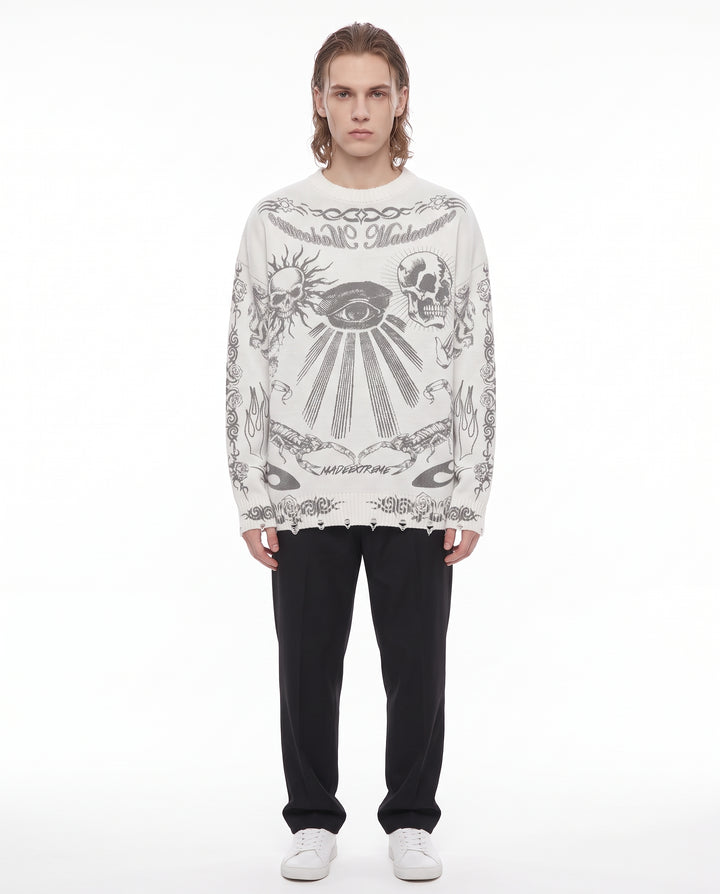 Graphic Knit Sweater na3241